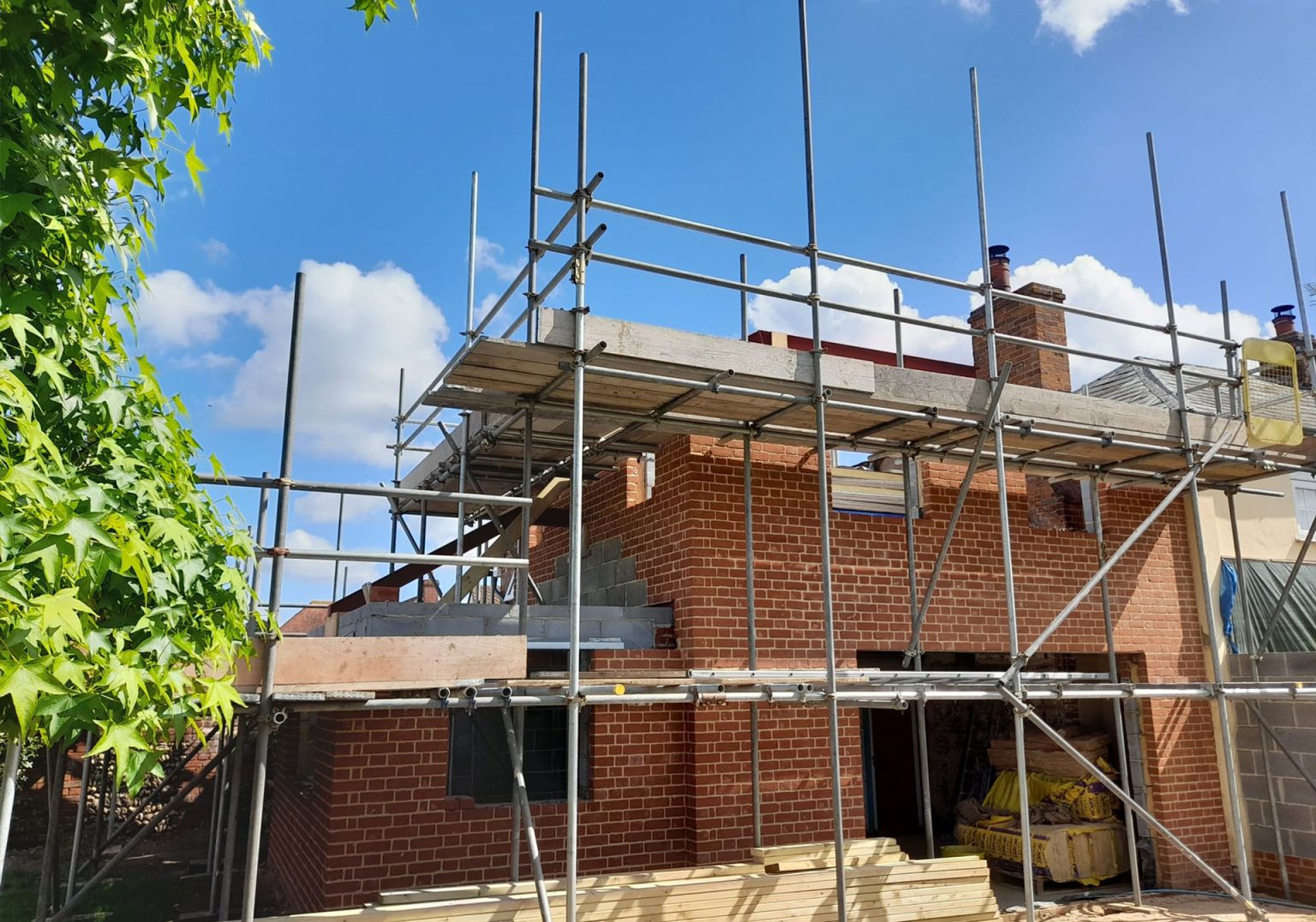 Extension build in Assington Suffolk